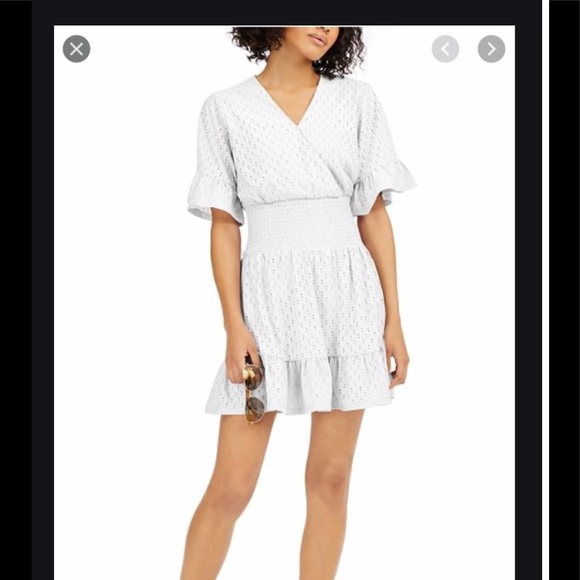 Michael by MK Eyelet Mini Dress - Picture 2 of 8